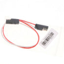 6x Car 18 Gauge 13" 2 Pin SAE Wire Flat Plug Cable Connector Waterproof 12V