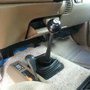Black 8 Billiard Round M12*1.25 Car Gear Shift Knob and M10x1.5 Nuts Insert