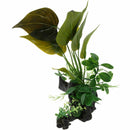 Plastic Aquarium Terrarium Plants Landscacpe Decorative Ornament for Reptil A9G1