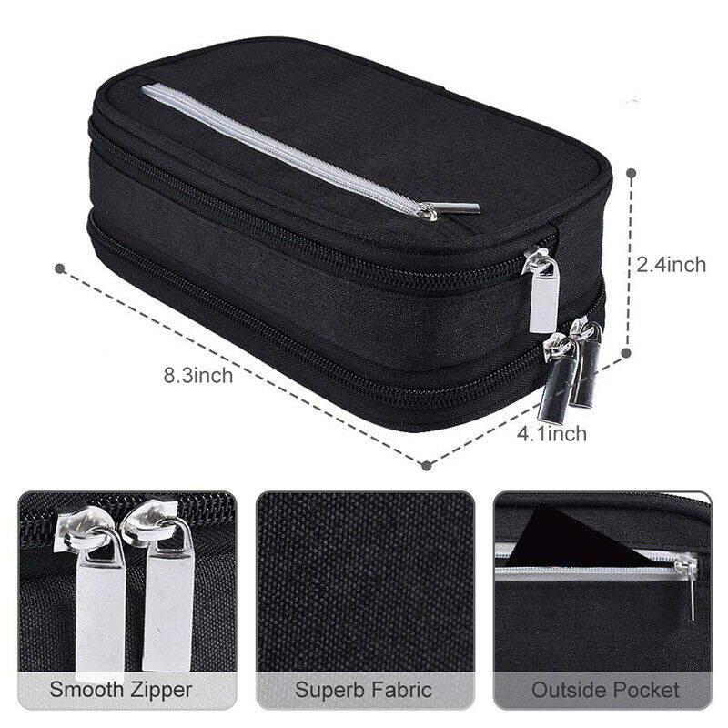 Pencil Case, Large Capacity Pencil Cases Pen Bag Pouch Holder Travel Cosmet Y2G1