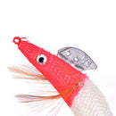 1PC Fishing Wood Shrimp Lures Luminous Artificial Fishing Lures With Squid Ho 3C