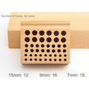 Wooden Storage Case Watch Repair Tool Organizer Pen Holder Desktop Storage Tray
