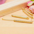 Folding type Golden Earwax Cleaner Ear Wax Removal Tools Ear Spoon Attac OZ