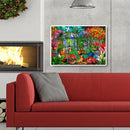 5D Peacoke Garden DIY Diamond Painting Full Round Rhinestone Cross Stitch