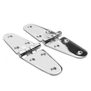 1 Pair Stainless Steel Strap Hinge for Marine Boat Door Furniture 144x38Mm A1H2