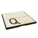 Magnetic Go Game Weiqi Chess Set With Single Convex Magnetic Plastic Stones and