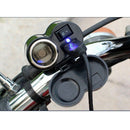 2 In 1 Motorcycle Car Boat 12V Usb Power Port Charging Socket Cigarette-Lig