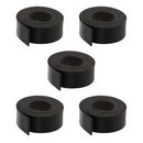 5 Black Leather Straps, Leather Straps Flat Straps, Belt in