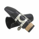 Black Plastic B Flat Clarinet Mouthpiece & Cap Clamp Woodwind Instruments S1W9
