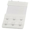 3pcs Lady 3 x 3 Hook and Eye Tape Streych Extension Bra Extender White