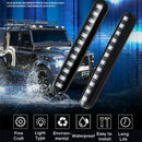Motorcycle 12LED Flexible Strip Light Turn Signal Indicator Amber Waterproof3C