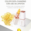 1pcs Temperature Change Color Lipstick Long-lasting Hydrating Lip Gloss Cos W2K9
