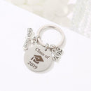 Graduate Caps Diploma Pendant Keychain Women 2019 Graduation Gift Key Ring A