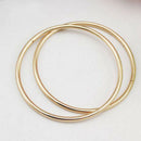 2Pcs Metal Bag Handles 1 Pair - 10cm - Bag Making Crafts Golden D-Ring