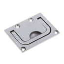 316 Stainless Steel Flush Pull Handle Boat Hatch Lift Ring 76 x 56mm