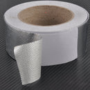 4.8cmx 25M Aluminum Reinforced Tape Insulation Heating Shield Wrap Intake Pipe