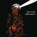 2 in 1 Stainless Steel Coffee Tamping Measure Spoon Cafe Measuring Tools A