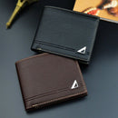 New Fashion Men'S Short Multi Bits Card Holder Wallet Elegant Business Casu