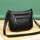 Fashion Sheepskin Crossbody Bag Women Multi Pocket Shoulder Messenger Bags