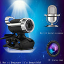 480P HD USB Webcam Clip Base Web Camera with Built-in Mic for Computer PC A