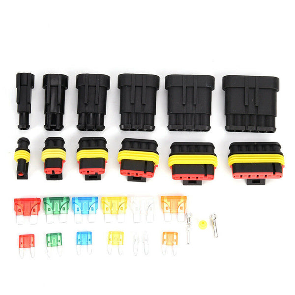 Car 1-6 Pin Way Electric Wire Waterproof Plug Connector Fuse Removal  JR