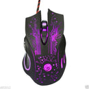 6 Buttons 5500 DPI USB LED Optical Wired Professional Gaming Mouse Mice For PC