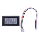 Mini Digital Voltmeter Panel meter LED Voltage Indicator with 3 Cable DC 0- T6B9