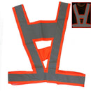 High Visiblity Security Working Reflective Vest Safety Strip Vest Orange  FUM