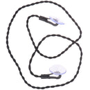 1pc 2.5M Travel Clothesline Outdoor Camping Non-Slip Clothes Line Suction Cup Hn
