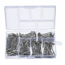 450 Pieces Steel T-Pins Nickel Plated 1 Inch, 1-1/4 Inch, 1-1/2 Inch, 1-3/4 K2V3
