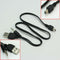 51cm Length Mini 5 Pin Male to 3.5mm Aux + Standard USB Charging Audio Cable