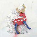 Metal Cutting Dies Stencils for DIY Scrapbooking Photo Album Puzzle Deer