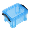Cute Plastic Storage Boxes Home Furnishing Trumpet Mini Lock Box Organizer Blue