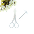 1Set Piping Flower Scissors+Nail Icing Bake Cake Decorating Cupcak Pastry ToolJR