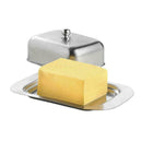 Stainless Steel Butter Dish Box Holder Kitchen Fridge S1H2 FG with Storage A1Z5