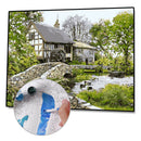 Painting By Numbers Kit DIY Country Cabin Canvas Oil Art Picture Home Decor