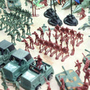 307x Military Base Set 4cm Soldiers Army Figures & Accs - Tank Warplane More