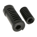 Motorcycle Gear Shift Cover Shifter Rod & Footrest Pedal Rubber Cover Black