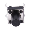 100 Pcs 6 x 6 x 9mm Tactile Tact Push Button Switch 4 Pin DIP