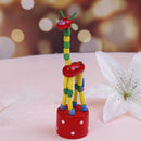 Wooden toys developmental dancing standing rocking giraffe gift toys for kids~ï¼ˆ