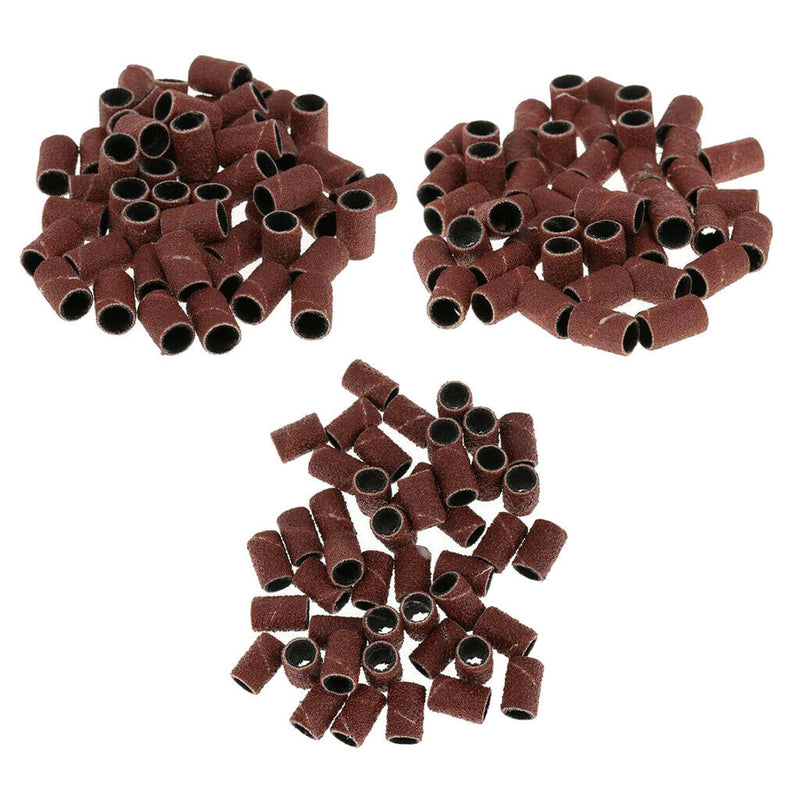 150 Pieces 3 Sizes Nail Drill Sanding Band Machine  Bits  Tools Kits