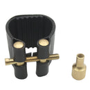 Tenor Saxophone Leather Ligature Fastener with Plastic Cap for Sax Mouthpie