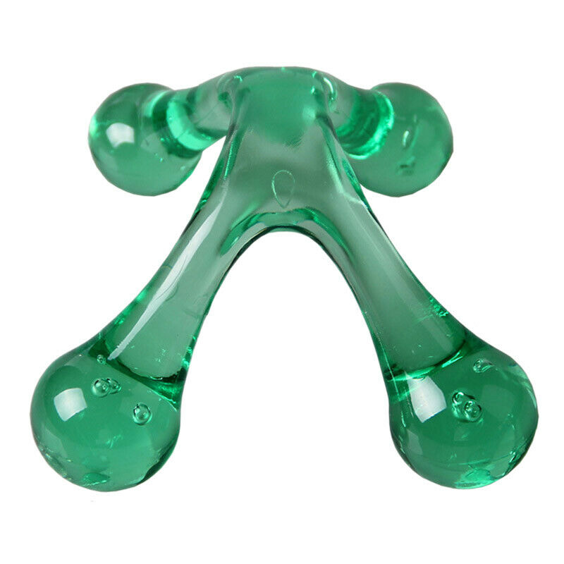 Practical Hand Held Massager Back Neck Full Body Spa Therapy Handheld Acupr Z5U9