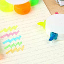 5Colors Sunflower Highlighter Fluorescent Line Marker Painting Drawing Q8A7 R7Y2