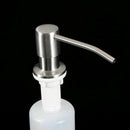 304 Stainless Steel + ABS Liquid Soap Dispenser Bathroom Sink Pump Bottle  JNA