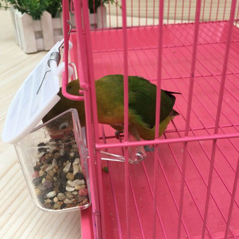 5pcs Starling Tiger Skin Peony Finch Small Birds Parrots Food Feeding Container