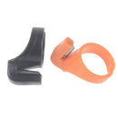 3X plastic sewing thimble ring with blade finger thimble thread cutter DIY to BX