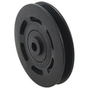 95mm Black Bearing Pulley Wheel Cable Gym Equipment Part Wearproof A1Y7