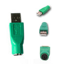 Portable Mini PC PS2 Keyboard Mouse TO USB Convertor Adapter Conventer Connector
