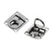 2Pcs Deck Hatch Flush Ring Pull Latch Handle Stainless Steel 2-1/4'' x 2-5/8''